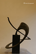 fotodocument bronzen beeld zielenspiegel